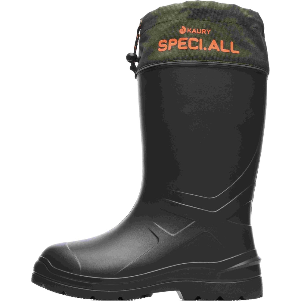 Изображение товара Женские подростковые сапоги KAURY SPEC.ALL 10-45 Бизон олива, утепленные, размер 36-37