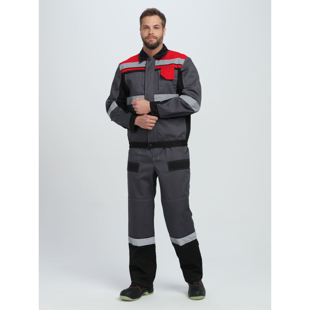 Изображение товара Костюм с полукомбинезоном Факел Вивантек-2 СОП У мужской водоотталкивающий с отражающими полосами