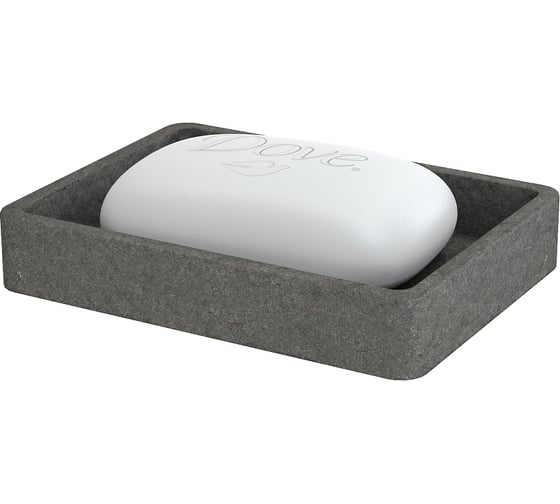 Изображение товара Настольная мыльница FORA STONE BLACK FOR-STN36BL