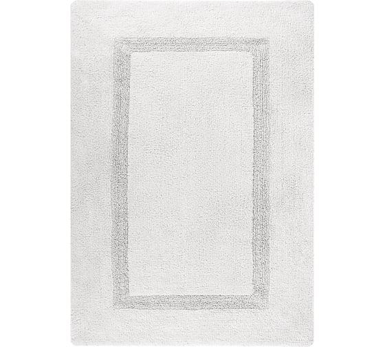 Изображение товара Коврик для ванной комнаты FORA хлопковый, белый, 60x100 см BRICKS WHITE FOR-BRK100-60W