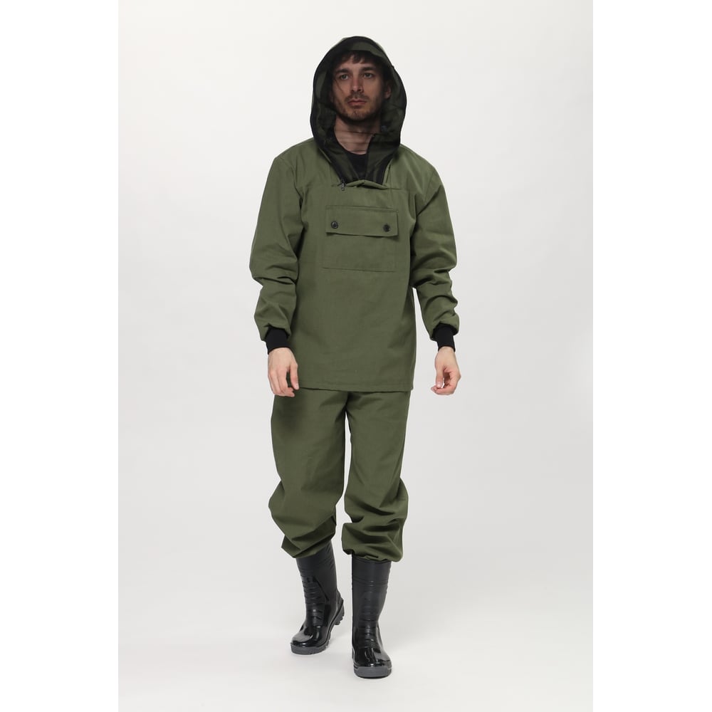 Изображение товара Костюм противоэнцефалитный ФАКЕЛ Антигнус зеленый 44-46 мужской для защиты от клещей