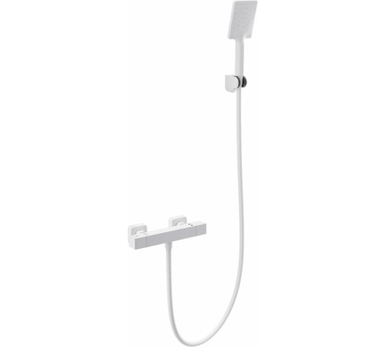 Изображение товара Смеситель для душа с термостатом Wonzon & Woghand STAY 3, Белый матовый WW-B2062-A-MW