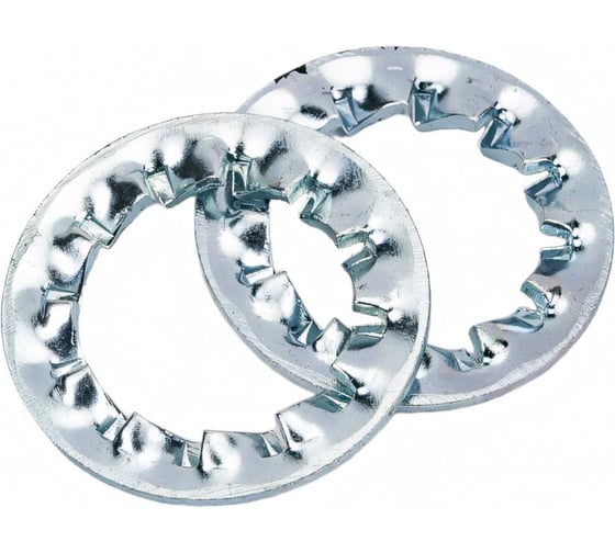 Изображение товара Стопорная шайба с внутренними зубьями Госкреп DIN 6798 J, М12 4 шт. 6-0040310
