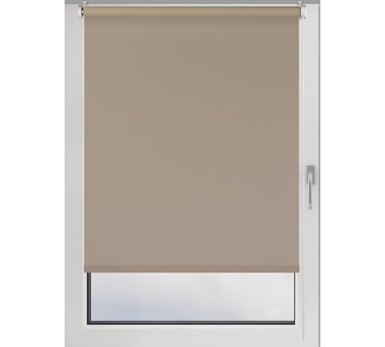 Изображение товара Рулонная штора PRAKTO Ribbed 50х160см бежевый 6530123