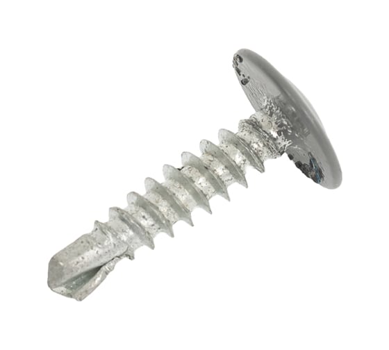 Изображение товара Саморез с прессшайбой крепежная техника мышиный-серый 4,2х19 (RAL 7005) сверло, 1000 шт. БК 1000210 БК