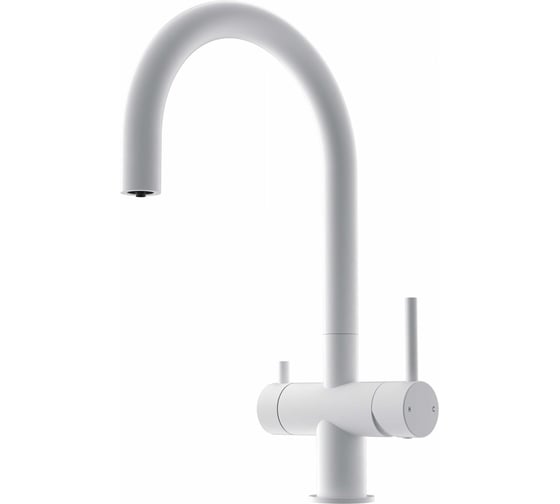 Изображение товара Смеситель для кухни c подключением фильтра Wonzon & Woghand Белый матовый WW-3211-MW