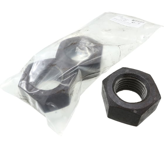 Изображение товара Гайка Крепежная техника с шестигранной головкой черная ГОСТ 5915-70 М42 (3 шт) 600128 БК