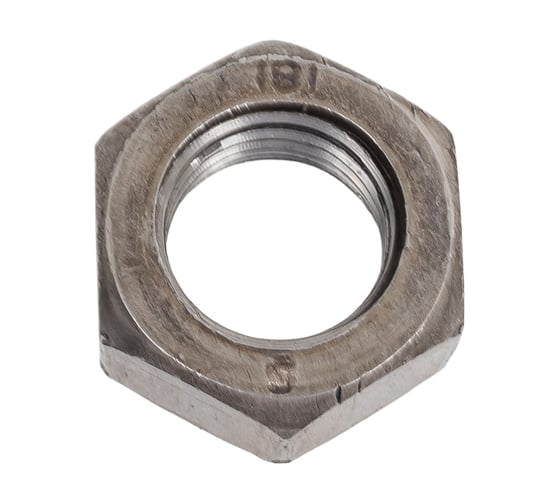 Изображение товара Гайка Крепежная техника с шестигранной головкой черная ГОСТ 5915-70 М16 (50 шт) 600112 БК