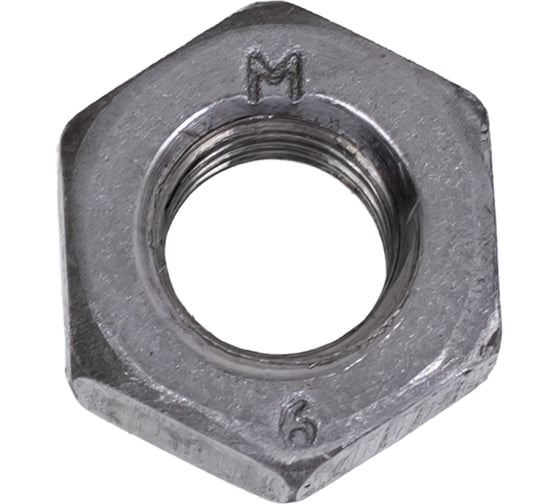 Изображение товара Гайка Крепежная техника с шестигранной головкой черная ГОСТ 5915-70 М8 (400 шт) 600104 БК