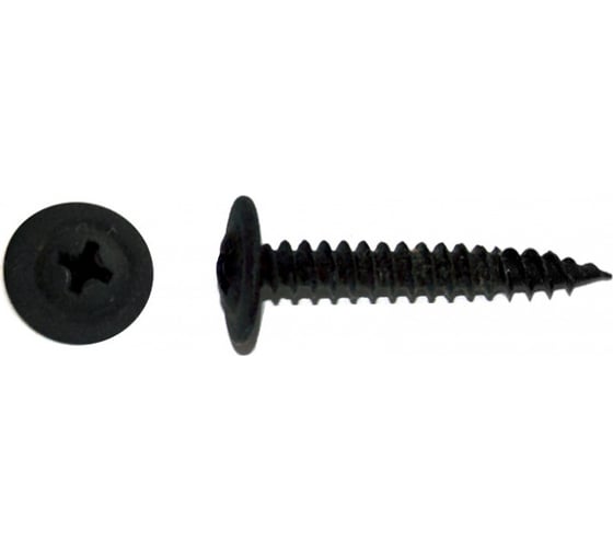 Изображение товара Саморез прессшайба крепежная техника 4,2\41 острая, черная (400) БК 430612 БК