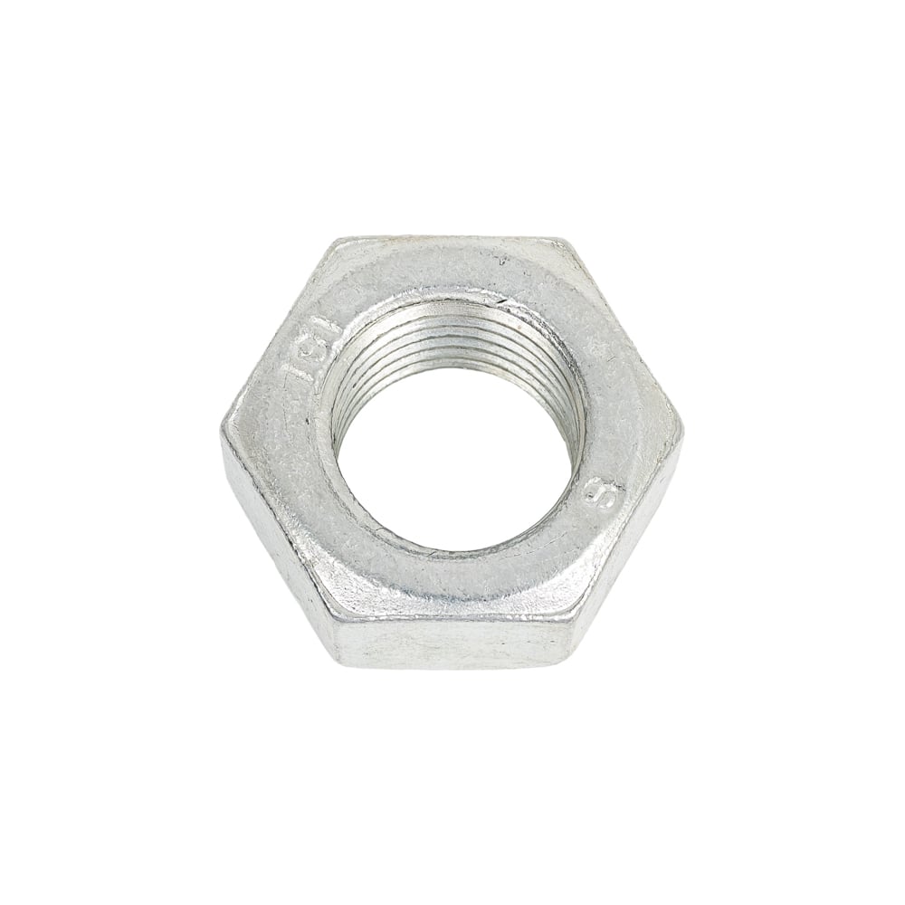 Изображение товара Гайка шестигранная DIN 934 М27 из стали с цинковым покрытием, 12 штук