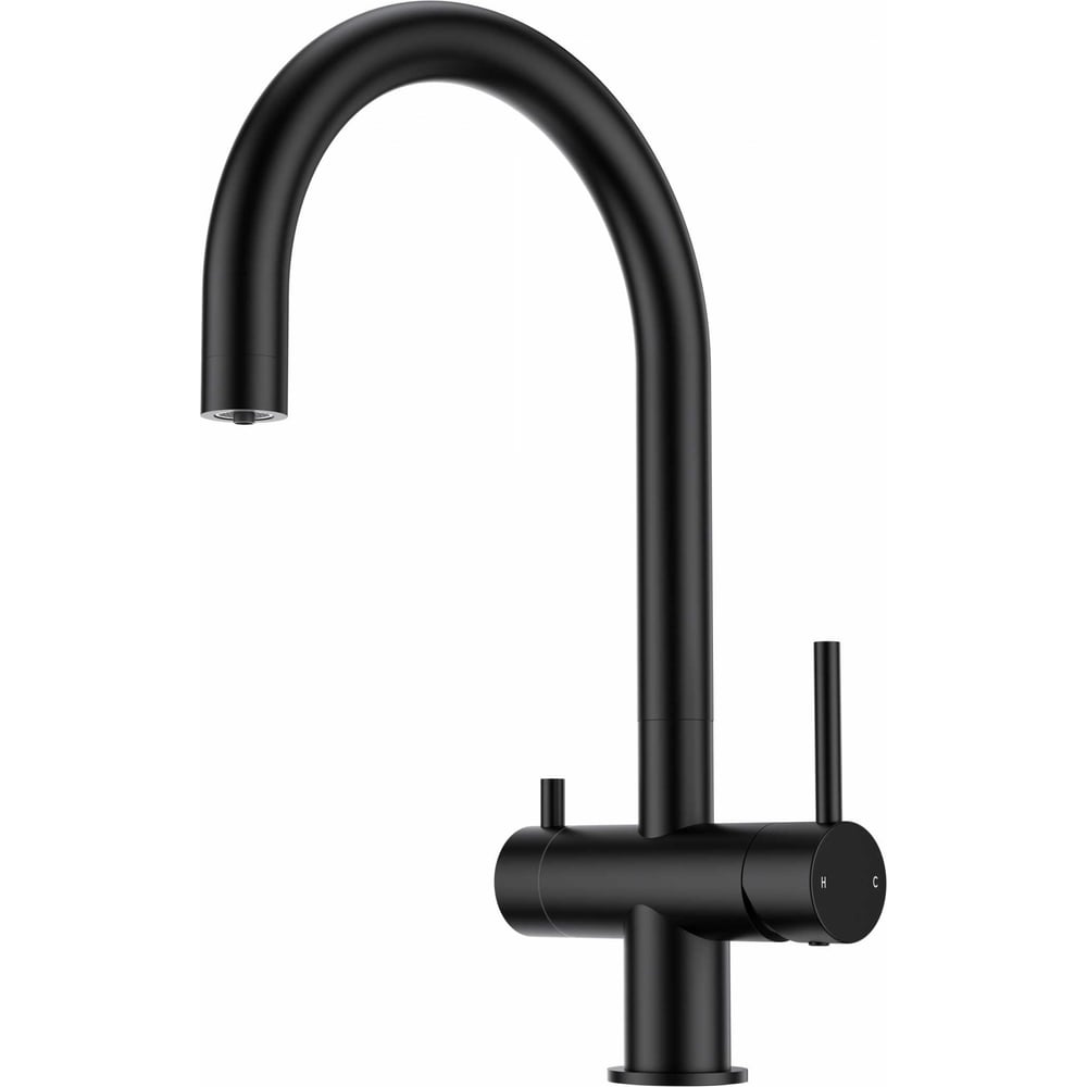 Изображение товара Смеситель для кухни Wonzon & Woghand Черный матовый WW-3211-MB