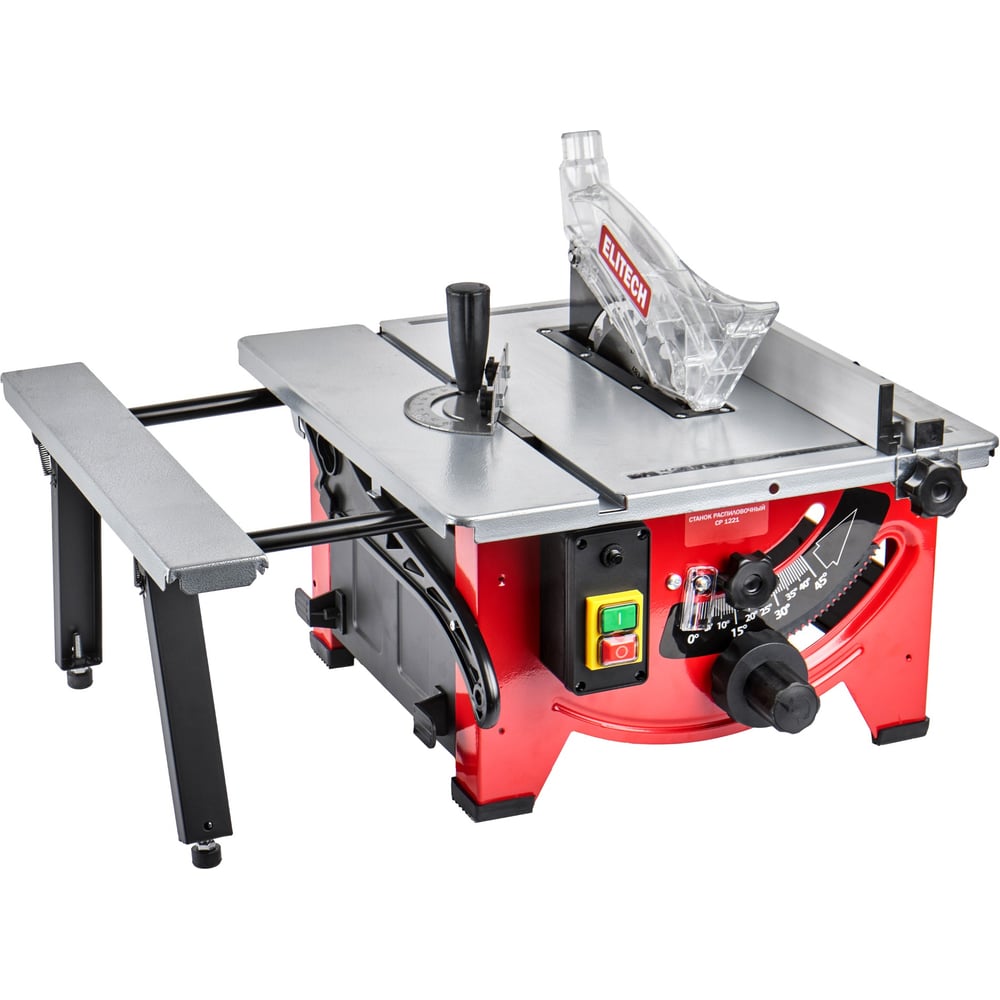 Изображение товара Распиловочный станок Elitech СР 1221 мощный полупрофессиональный для дерева