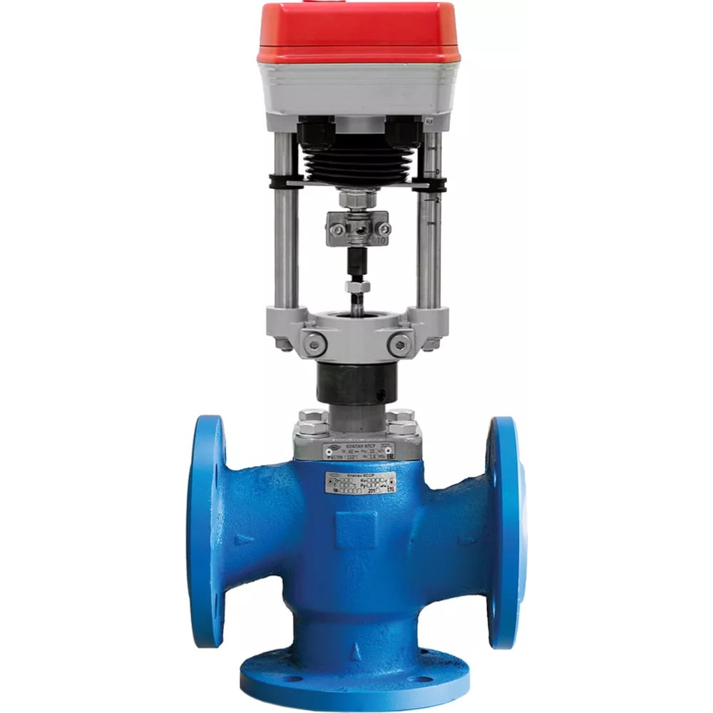 Изображение товара Трехходовой разделительный клапан Катрабел TW-500 DN25 220В фланцевый IP65