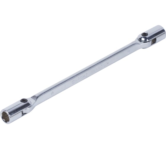 Изображение товара Торцевой ключ МАСТАК шарнирный, двусторонний, 8x9 мм 024-00809