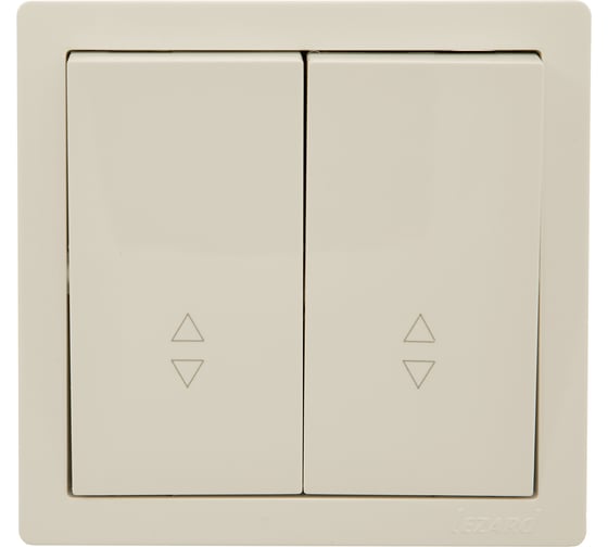 Изображение товара Выключатель проходной двойной Lezard LETO крем 752-0300-106