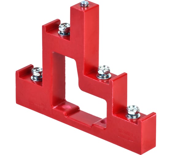 Изображение товара Изолятор ступенчатый IEK ИС4-25/1-15 (4 x М6; 1 x М5) силовой с болтом (5шт/упак) YIS11-5-25-B