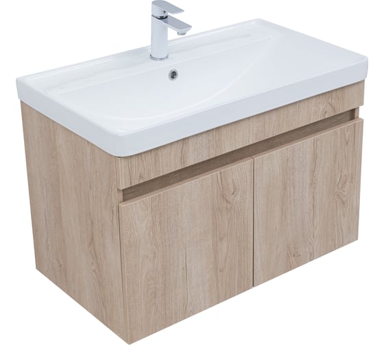 Изображение товара Тумба Aquanet Оптима 80 цв. дуб светлый (344805) 00344805