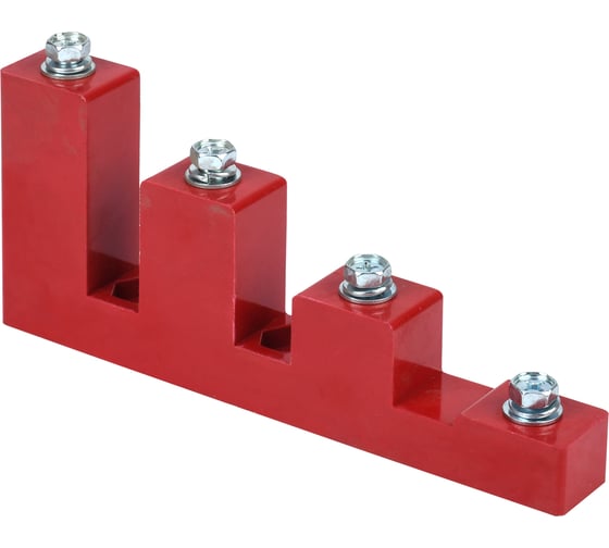 Изображение товара Изолятор ступенчатый IEK ИСв4-40 (М10) силовой с болтом (2шт/упак) YIS11-4-40-8-B