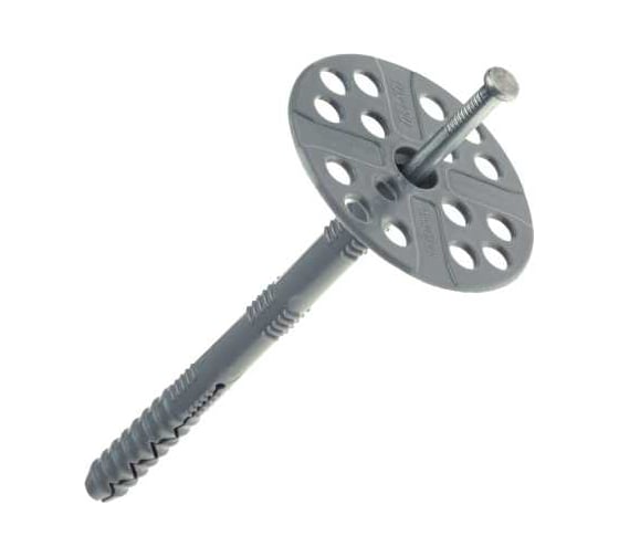 Изображение товара Дюбель гриб с металлическим гвоздем для теплоизоляции Daxmer IZМ 10x200 30 шт. 00000434883