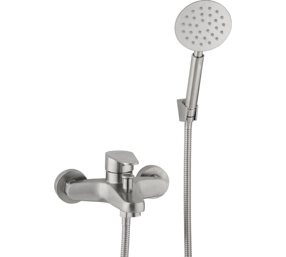 Изображение товара Смеситель для ванны AQUEDUC 345334 одноручковый, короткий излив нерж. сталь /20 ЭК000145334