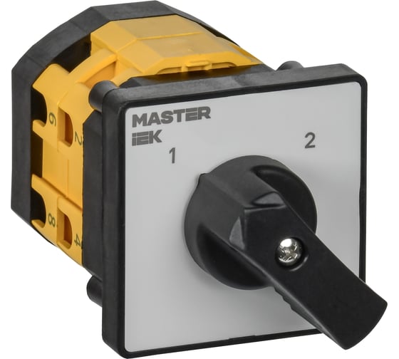 Изображение товара Переключатель кулачковый IEK стандартная рукоятка 63А сх. 56 MI-CS10-063-056