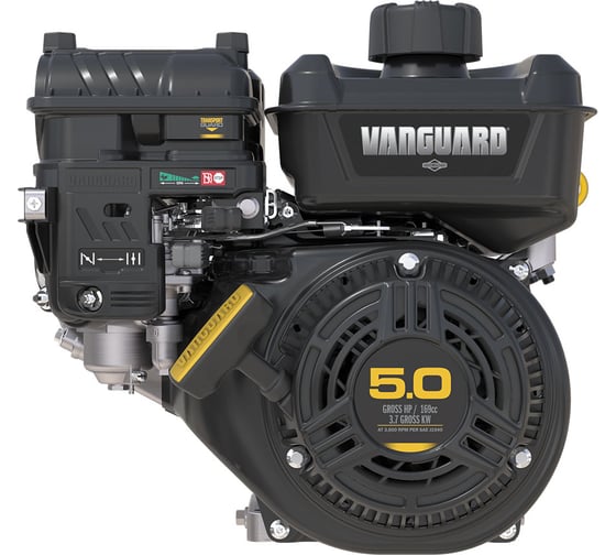 Изображение товара Двигатель Briggs&Stratton Vanguard, 169 куб.см, 5,0 л.с., гор. вал, D=19.05, 10V332S01680EJ0001 X812313710