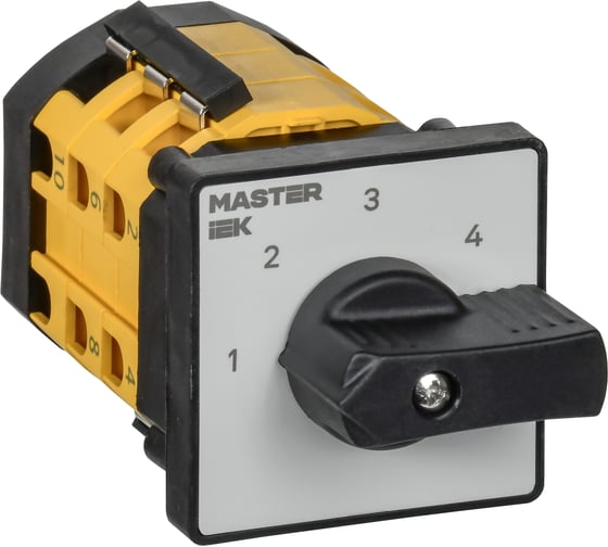 Изображение товара Переключатель кулачковый IEK стандартная рукоятка 10А сх. 84 MI-CS10-010-084