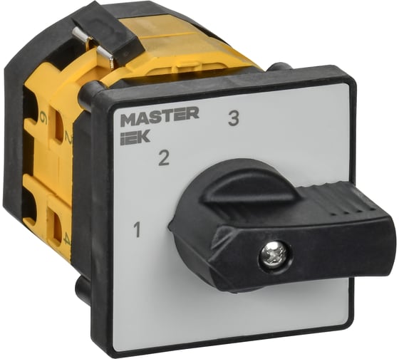 Изображение товара Переключатель кулачковый IEK стандартная рукоятка 10А сх. 82 MI-CS10-010-082