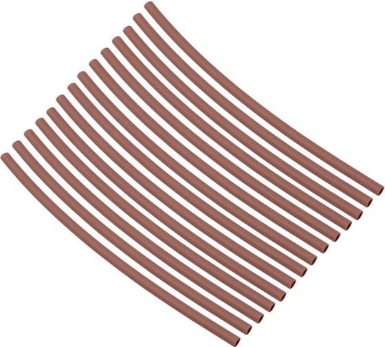 Изображение товара Набор трубок термоусаживаемых клеевых TDM ELECTRIC Моноцвет, коричневый 1,5/0,6 SQ0548-3001