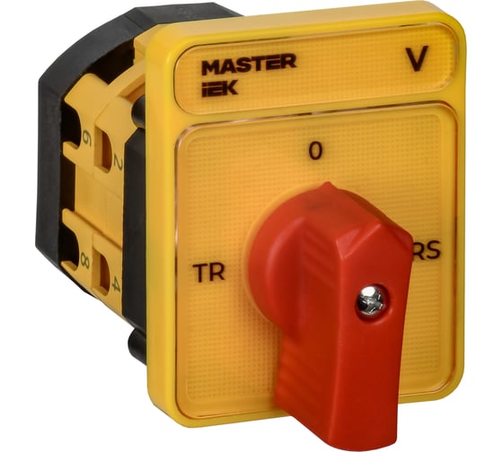 Изображение товара Переключатель кулачковый IEK стандартная рукоятка 10А сх. 67 MI-CS10-010-067