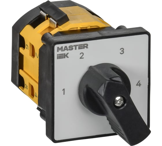 Изображение товара Переключатель кулачковый IEK стандартная рукоятка 10А сх. 83 MI-CS10-010-083