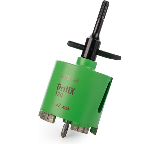 Изображение товара Сверло сегментное DIAMASTER DrillX-120 (М16/SDSplus) д.82/h- 70мм бетон/железобетон/кирпич dry Laser 000.630.0074