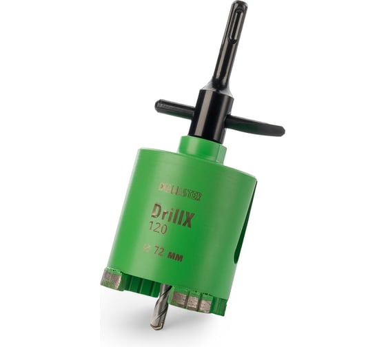 Изображение товара Сверло сегментное DIAMASTER DrillX-120 (М16/SDSplus) д.72/h- 70мм бетон/железобетон/кирпич dry Laser 000.630.0073