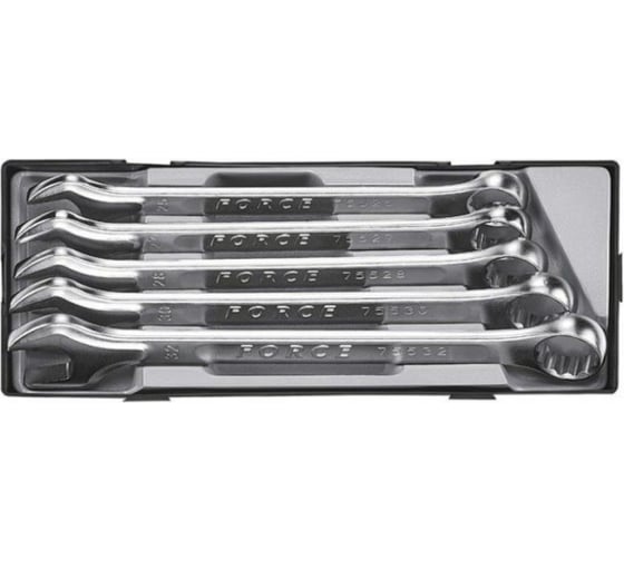 Изображение товара Набор комбинированных ключей FORCE 5пр. T5052