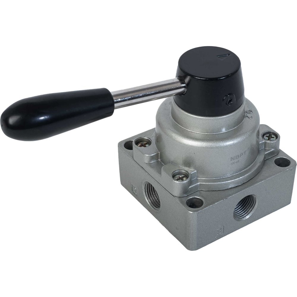 Изображение товара Пневмораспределитель NBPT с ручным управлением HV-1/2 (04), 4/3, алюминий