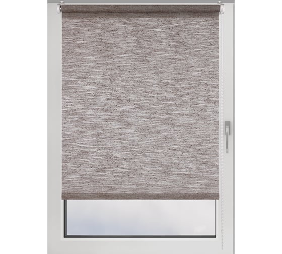 Изображение товара Рулонная штора PRAKTO Mukko 50х160см коричневый 6532097
