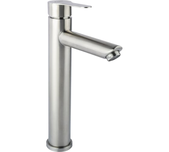 Изображение товара Смеситель для раковины FIXSEN NORDIC однорычажный, с высоким изливом сатин 8809N