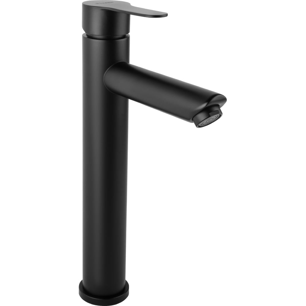 Изображение товара Современный однорычажный смеситель FIXSEN NORDIC с высоким изливом черный