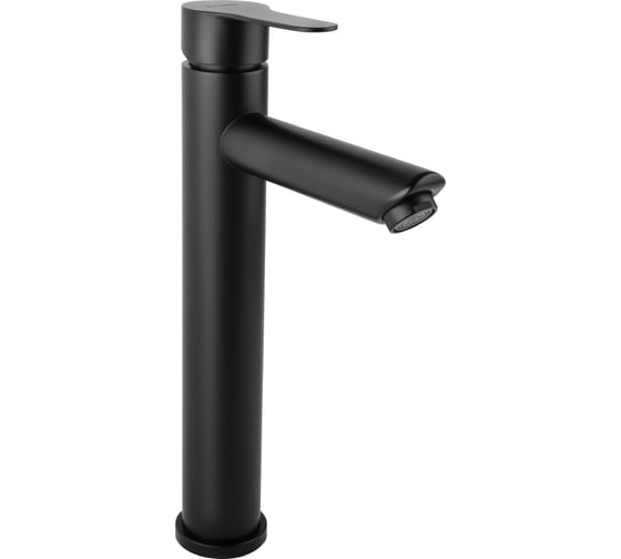 Изображение товара Смеситель для раковины FIXSEN NORDIC однорычажный, с высоким изливом черный 8809B