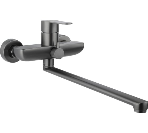 Изображение товара Смеситель для ванны FIXSEN NORDIC универсальный однорычажный, графит 8801F