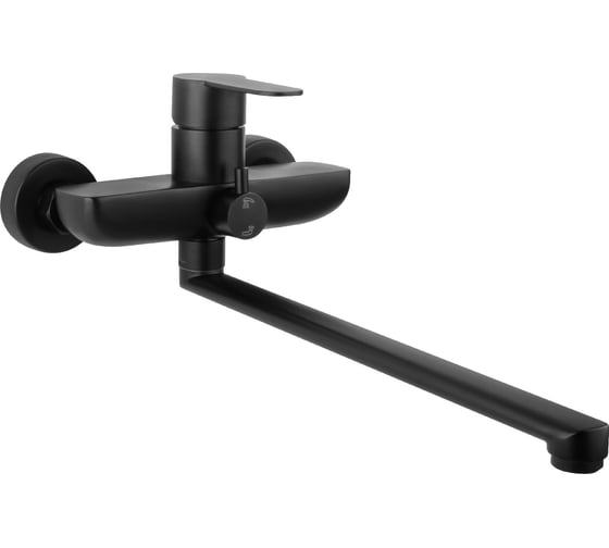 Изображение товара Смеситель для ванны FIXSEN NORDIC универсальный однорычажный, черный 8801B