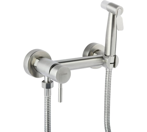 Изображение товара Смеситель с гигиеническим душем FIXSEN OXFORD однорычажный, сатин 9505N