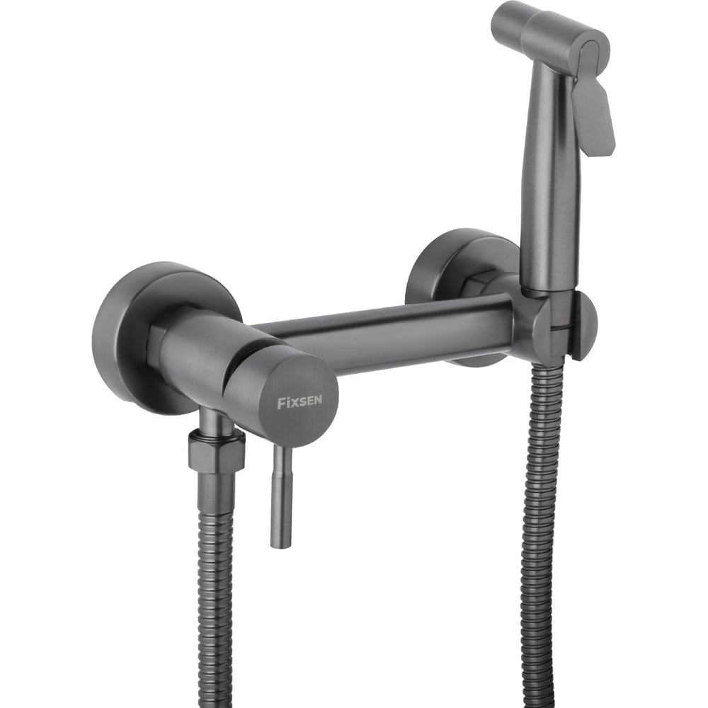 Изображение товара Смеситель FIXSEN OXFORD с гигиеническим душем графит 9505F