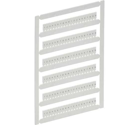 Изображение товара Маркер IEK ARMAFIX для CP 1,5мм2 1-10 (10шт/упак) AF-CT10D-M-D15-01