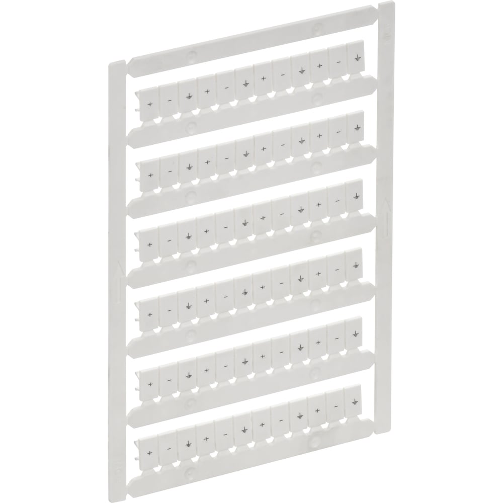 Изображение товара Маркер IEK ARMAFIX для CTS и заземления 10 штук белый 4мм2