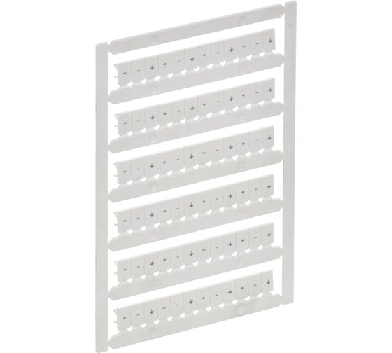 Изображение товара Маркер IEK ARMAFIX для CTS/CP 4мм2 +; -; зазем. (10шт/упак) AF-CT10D-M-004-23