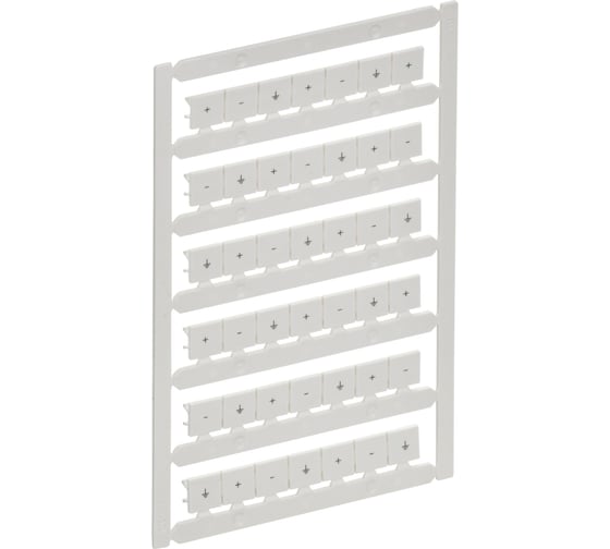 Изображение товара Маркер IEK ARMAFIX для CTS 10мм2 +; -; зазем. (10шт/упак) AF-CT10D-M-010-23