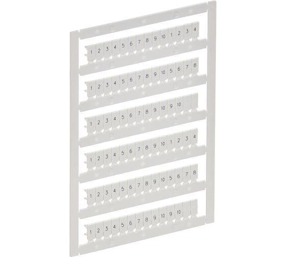 Изображение товара Маркер IEK ARMAFIX для CTS/CP 2,5мм2 1-10 (10шт/упак) AF-CT10D-M-D25-01