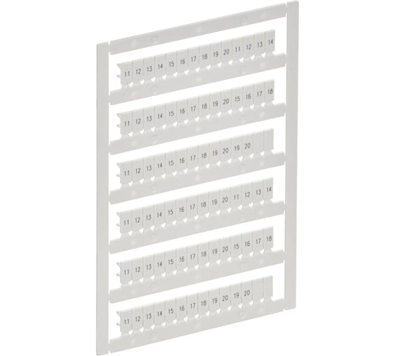 Изображение товара Маркер IEK ARMAFIX для CTS/CP 2,5мм2 11-20 (10шт/упак) AF-CT10D-M-D25-02